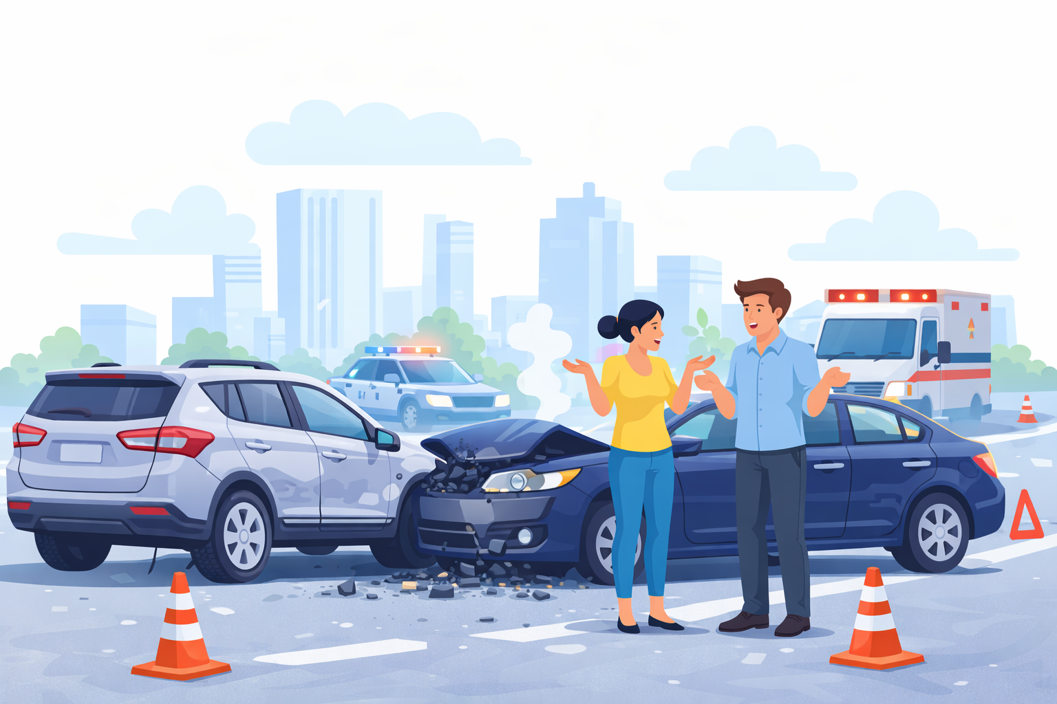 Not at fault accident support